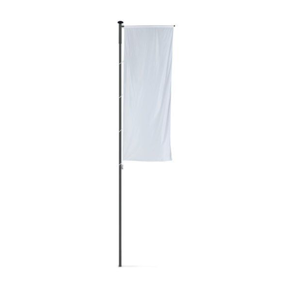 Fahne mit Auslegermast