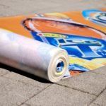 Spannband Vliesbanner Rolle