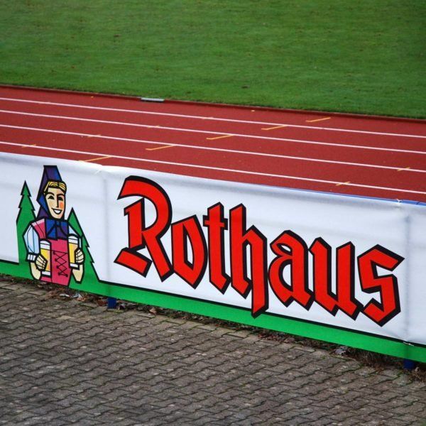 Spannband Vliesbanner Rothaus