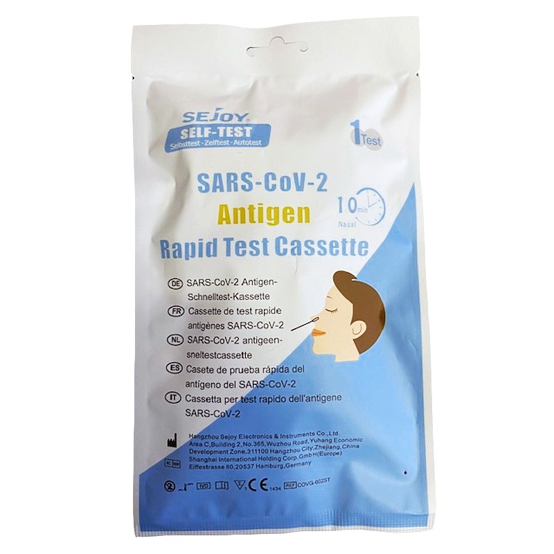 SEJOY SARS-CoV-2 Antigen Rapid Test Cassette Softpack