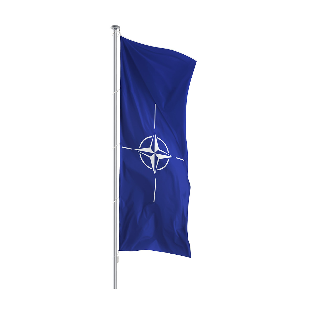 Hochformatfahne Sondermotivfahne Nato