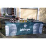 Biertischhusse für Theke Anwendung