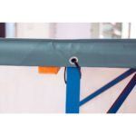 Biertischhusse für Theke Befestigung