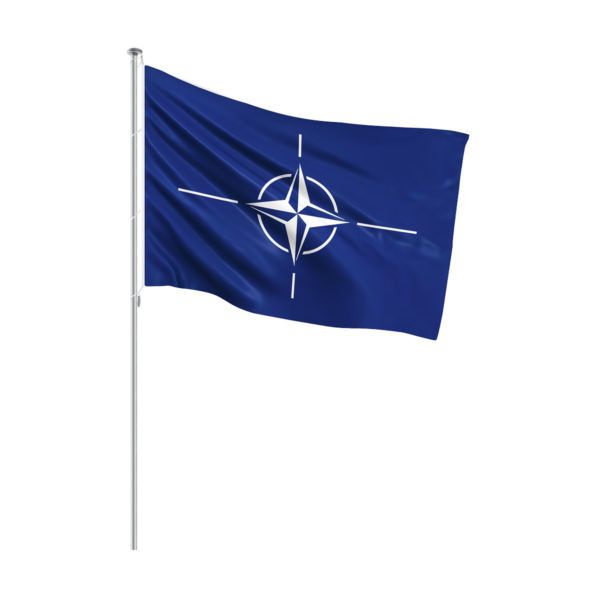 Querformatfahne Sondermotiv Nato