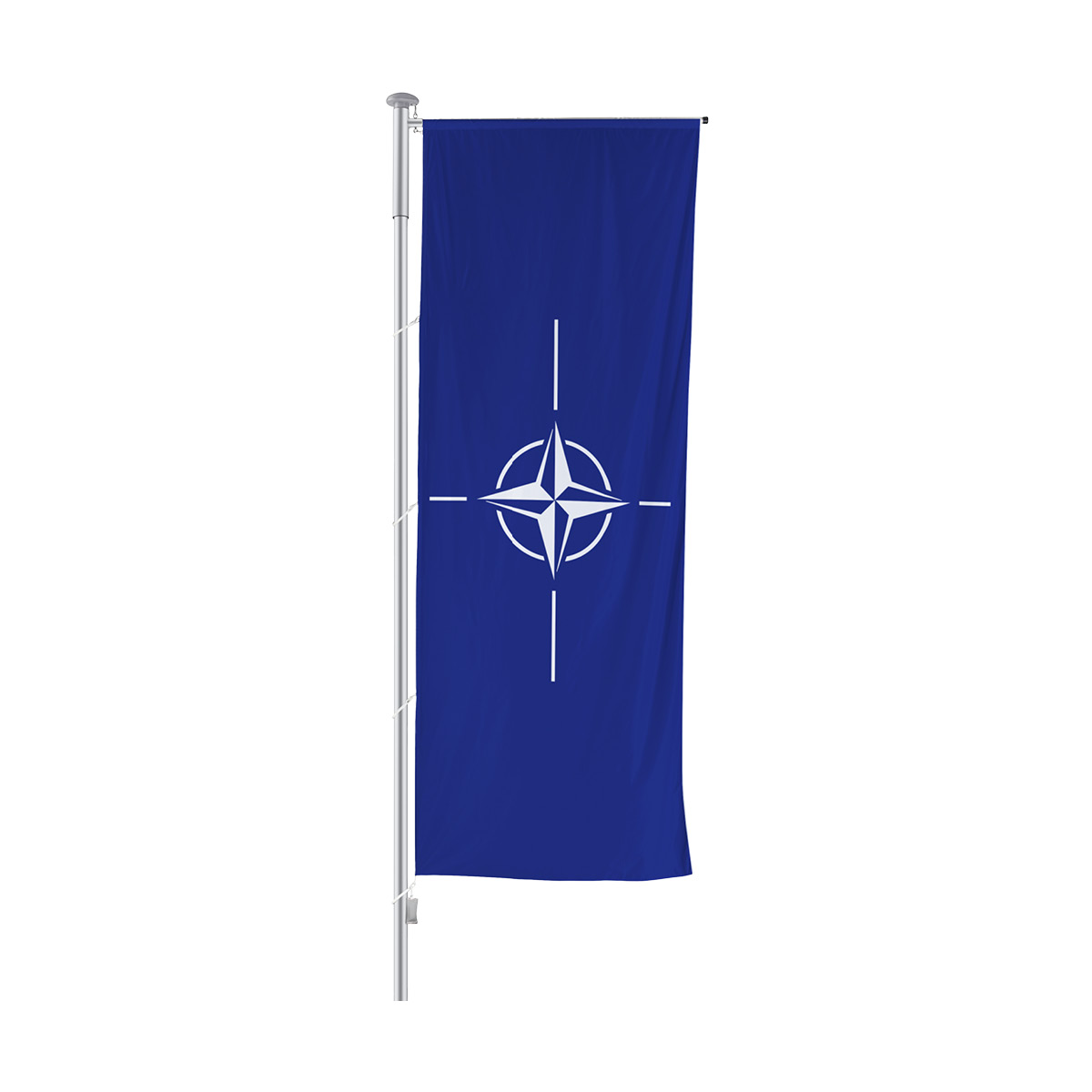 Auslegermastenfahne Sondermotivfahne Nato