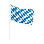 Bundeslandfahne im Querformat Bayern