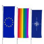 WEBA Sondermotivfahnen mit Ausleger