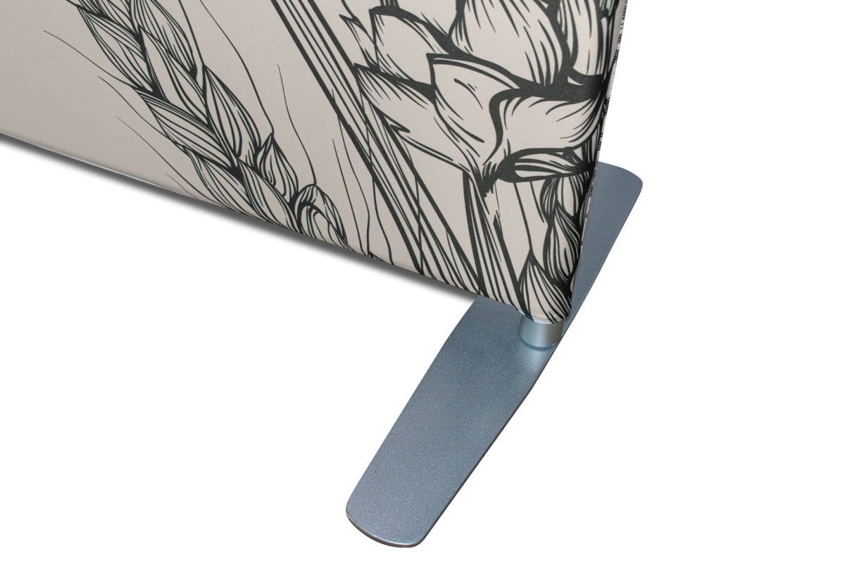 Ein Stand-Fuß eines WEBA DekoCover Wall Straight