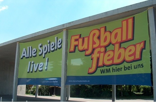 Spannband Fußballfieber