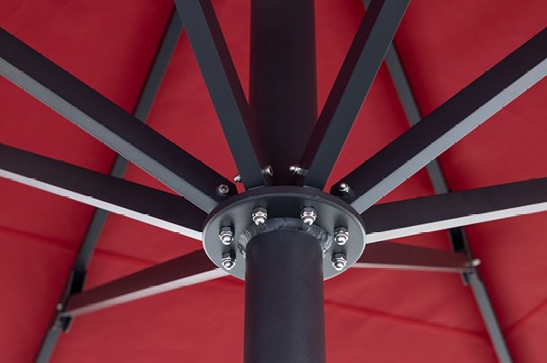 Detail Kranz WEBA MultyLine Sonnenschirm