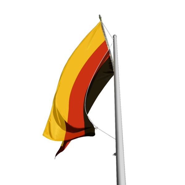Nationalfahne als Bannerfahne mit Ringbandsicherung