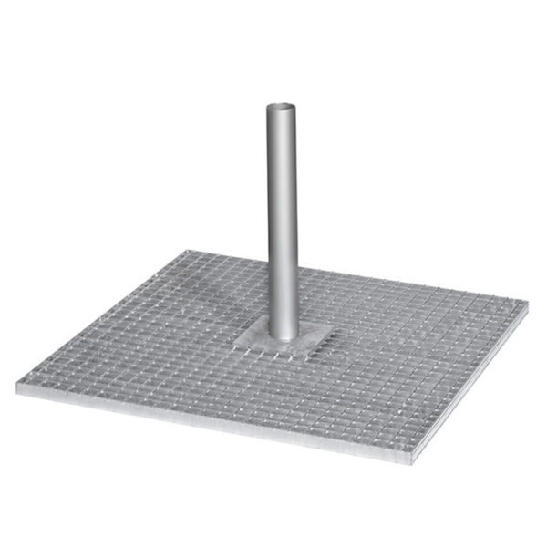 Standrahmen für Fahnnemasten Light von oben