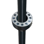 FlagLight Dark Gray Edition am Mast von oben