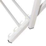 Liegestuhl Sunny Alu ohne Armlehne weiß Detail Füße