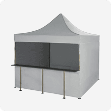 WEBA Promotent Aluminiumtheke