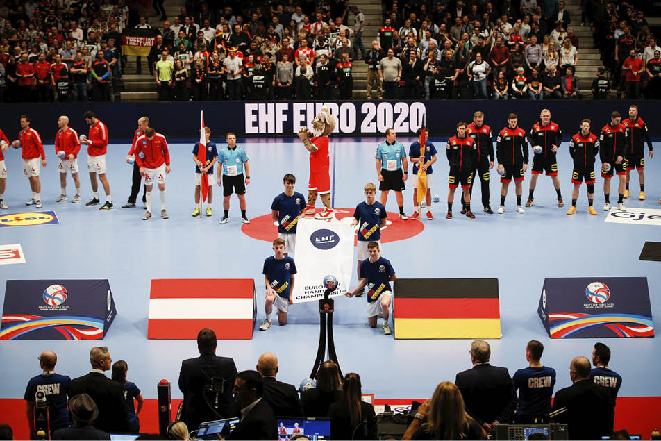 Deko Cubes bei der EHF EURO 2020