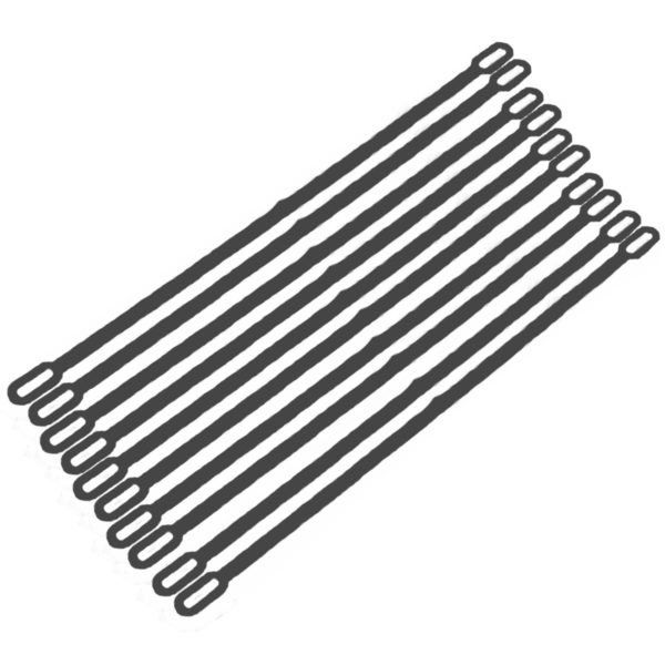 Kunststoff Seilschlaufen als Zubehör in Schwarz