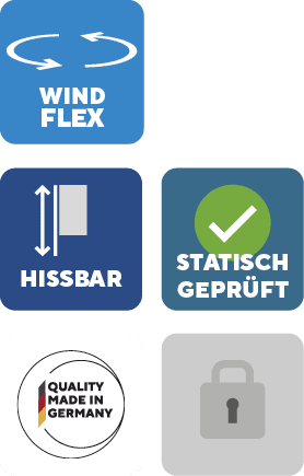 Icons für Fahnenmasten