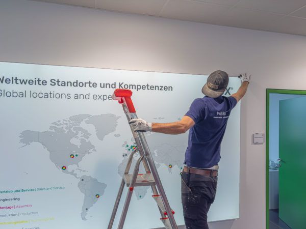 Der WEBA Aufbau- und Montageservice in Action