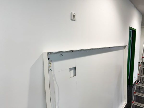 Vor den Arbeiten des WEBA Aufbau- und Montageservice