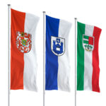 Gemeindefahnen im Hochformat