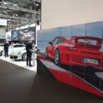 Würfelwand von Porsche