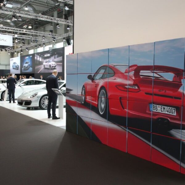 Würfelwand von Porsche