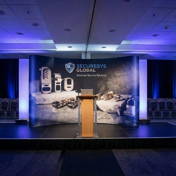 DekoWall curved auf Konferenztalk