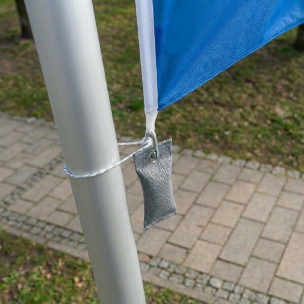 Fahnengewicht Kletterstoppgewicht in Anwendung