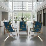 Liegestuhl Sunny mit Armlehne in Anwendung