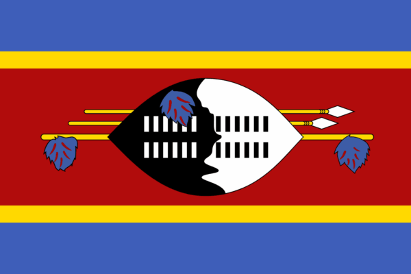 Swasiland Flagge | Nationalflagge Premium Qualität