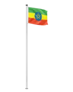 Äthiopien Hissfahne