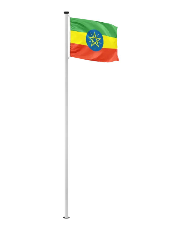 Äthiopien Hissfahne
