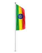 Äthiopien Hochformatfahne