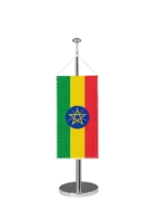 Äthiopien Tischbannerfahne