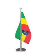 Äthiopien Tischfahne