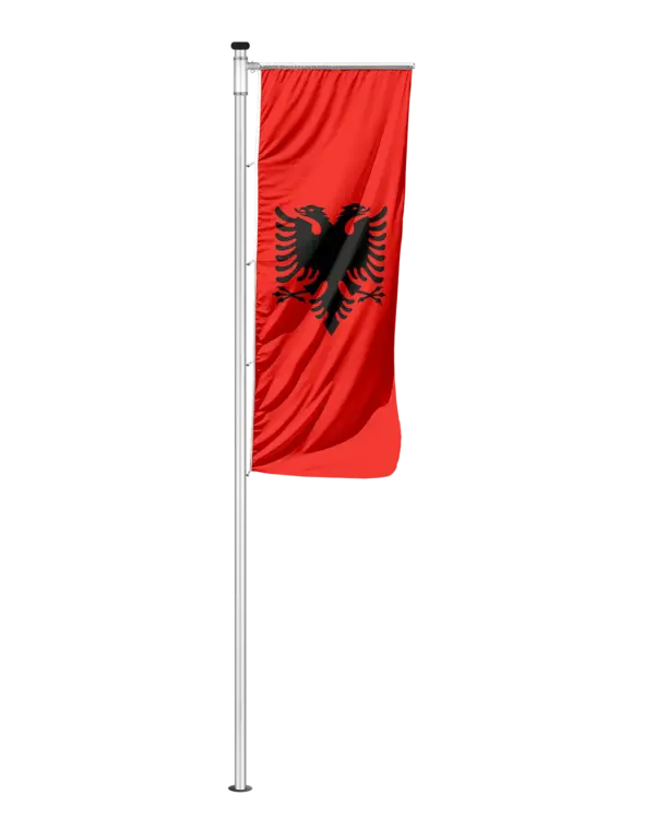 Albanien Auslegerfahne