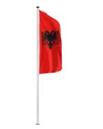 Albanien Hochformatfahne