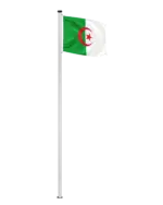 Algerien Hissfahne