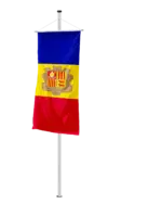 Andorra Bannerfahne