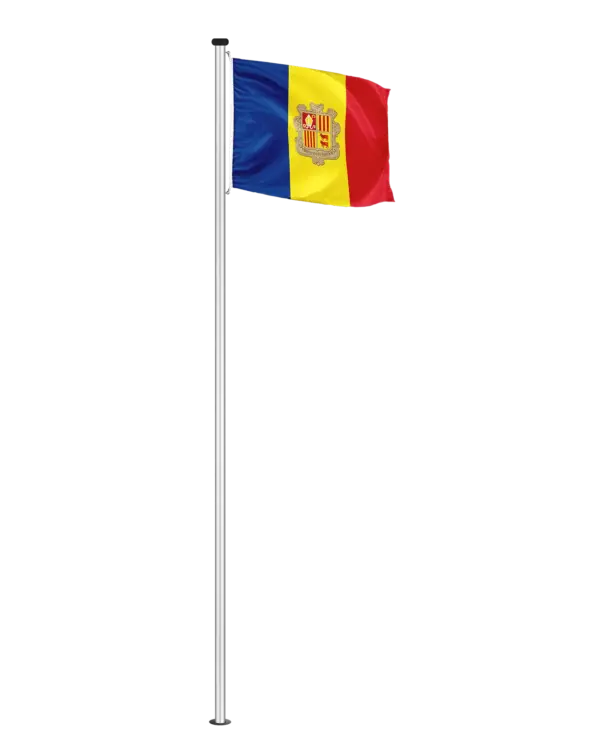 Andorra Hissfahne
