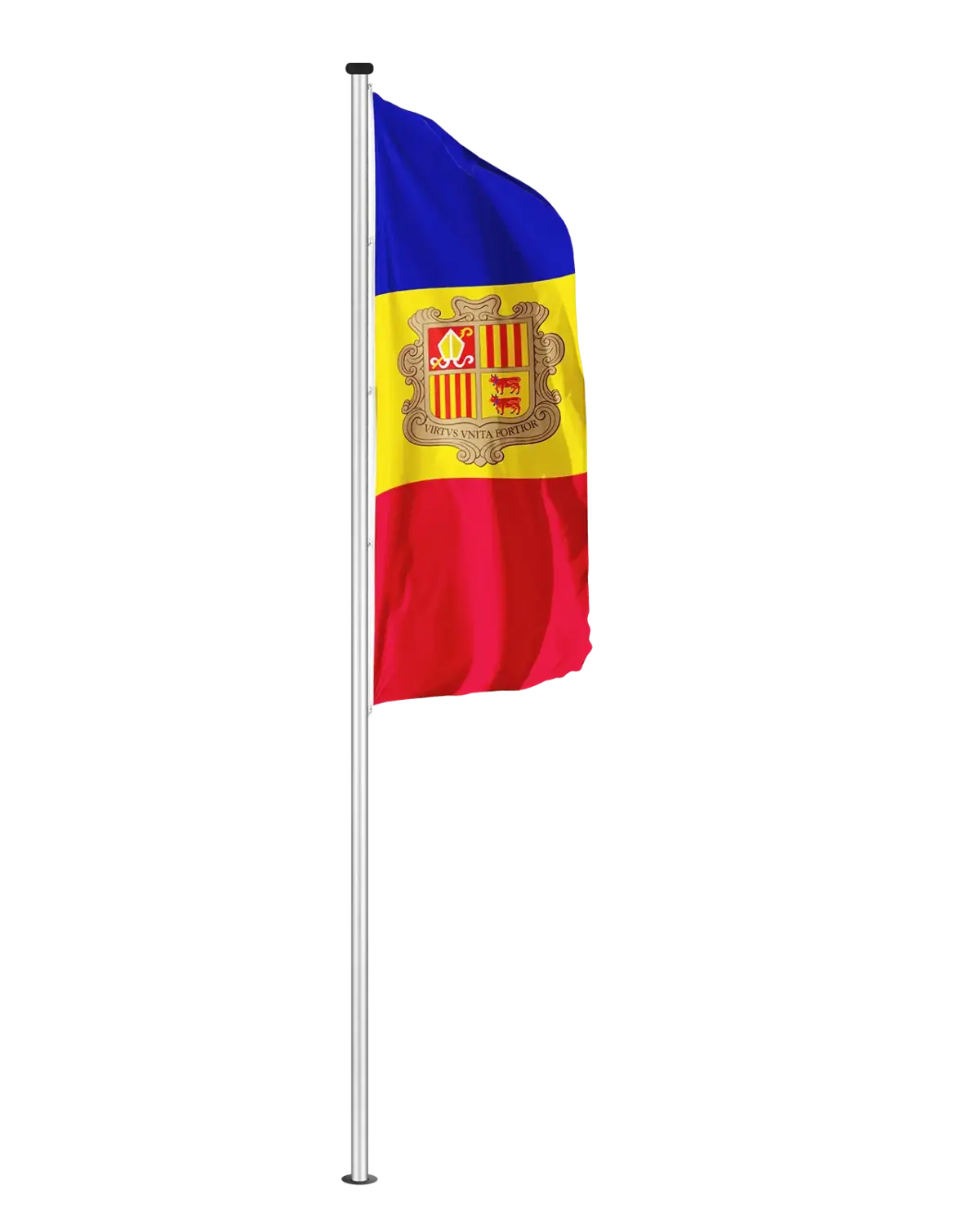 Andorra Hochformatfahne