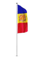 Andorra Hochformatfahne