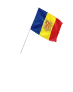 Andorra Kleinflagge