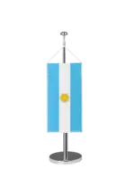 Argentinien Tischbannerfahne