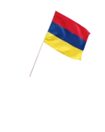 Armenien Kleinflagge