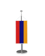 Armenien Tischbannerfahne