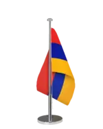 Armenien Tischfahne