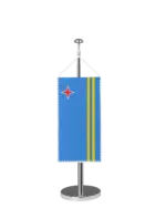 Aruba Tischbannerfahne