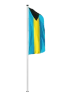 Bahamas Hochformatfahne